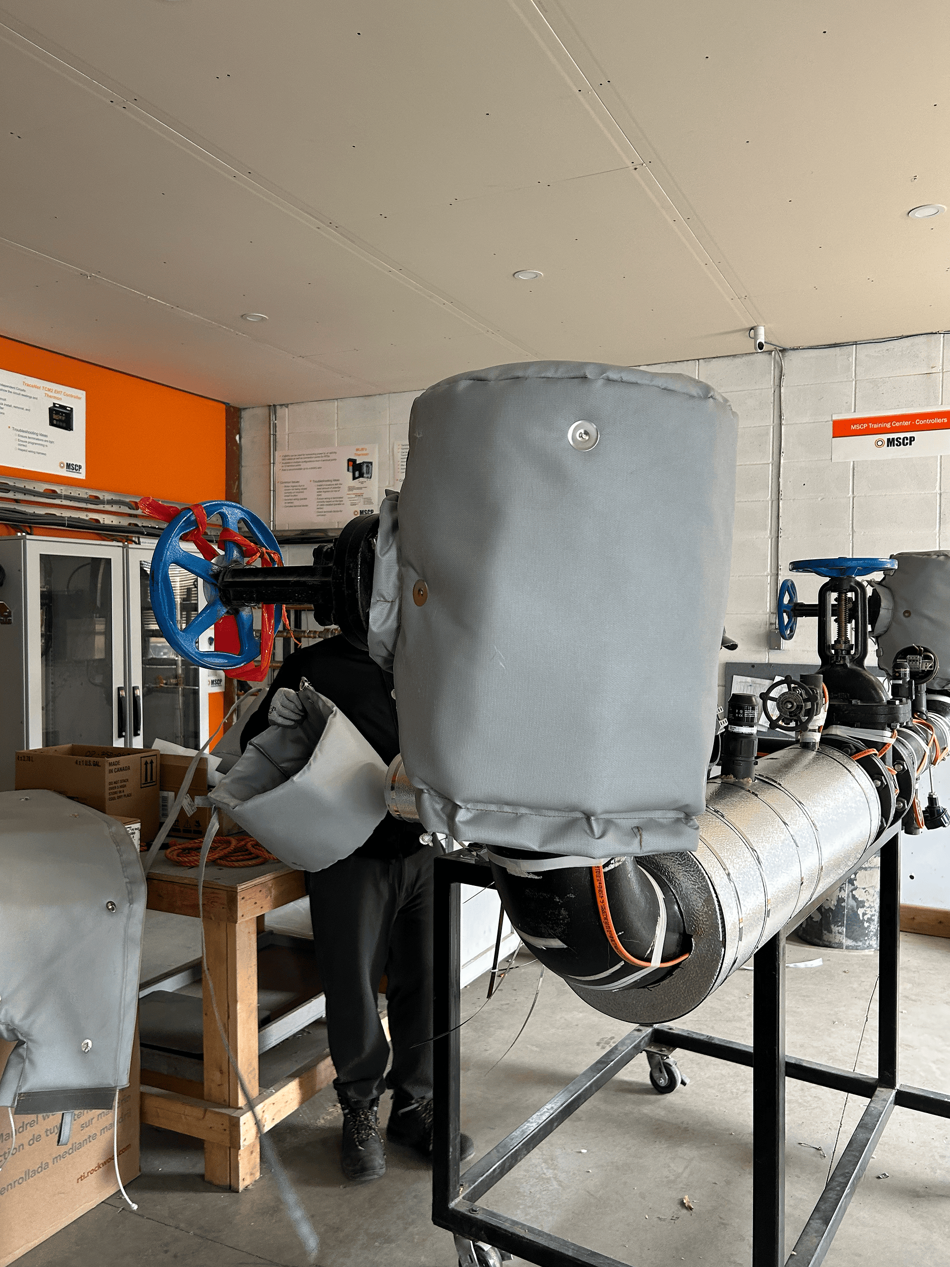 HMS training centre equipment