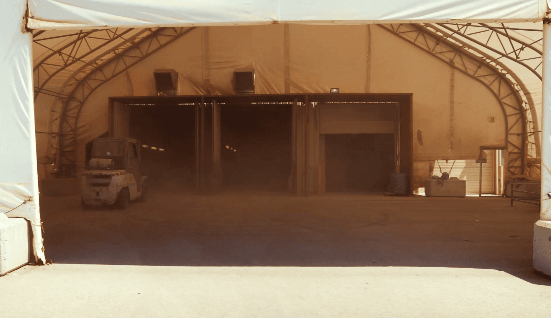 Sandblasting Sherwood Park Alberta facility