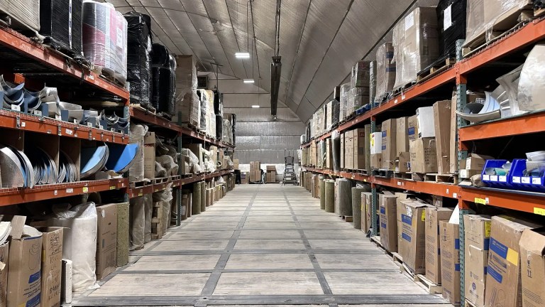 MSCP's VOMI warehouse at an Alberta oilsands SAGD site